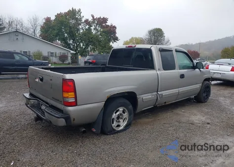 2000 Chevrolet Silverado 1500 Ls from USA, damaged, VIN 2GCEC19T3Y1102179